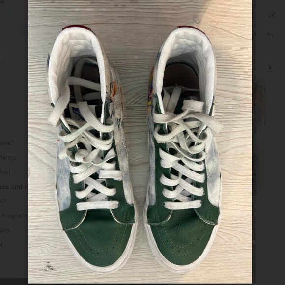 Limited Edition Frida Kahlo Vault Vans - Picture 5 of 5